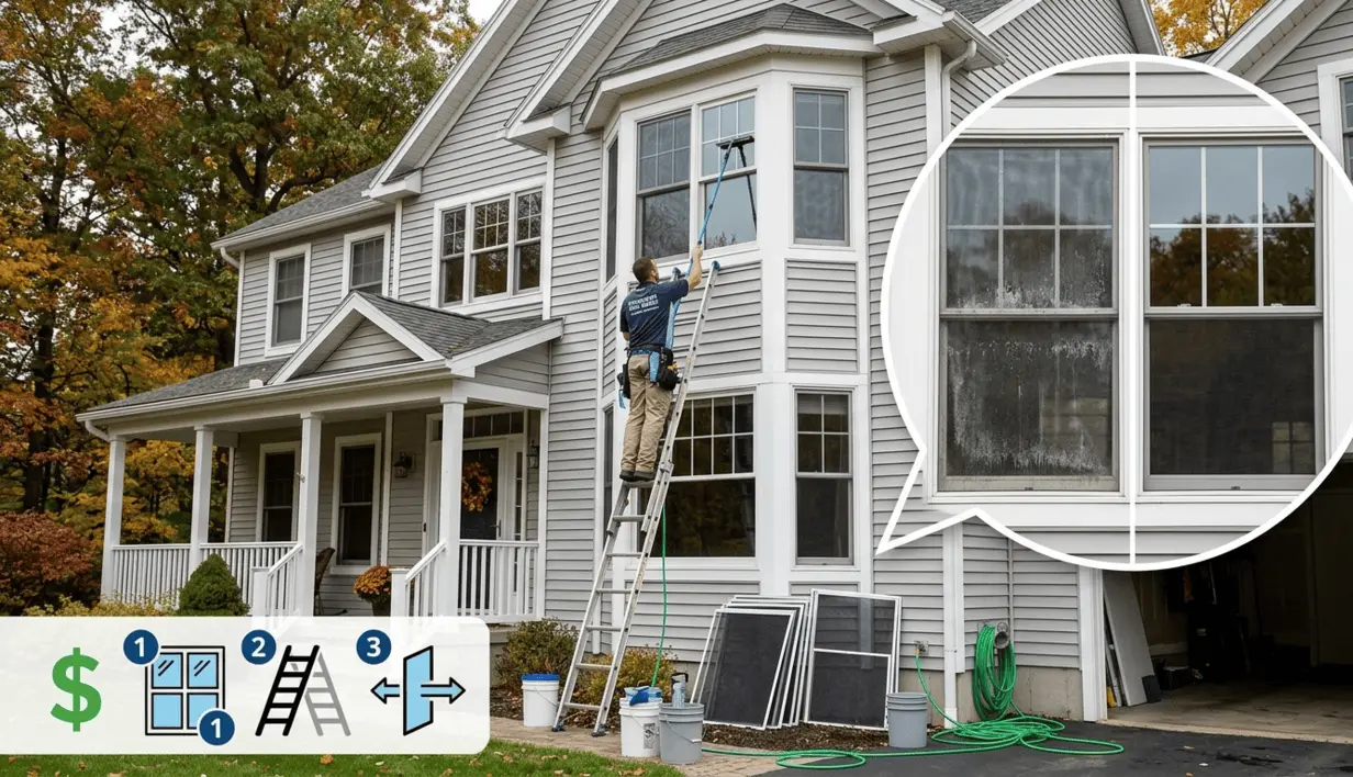 Average Cost of Professional Window Cleaning in Rochester, NY 